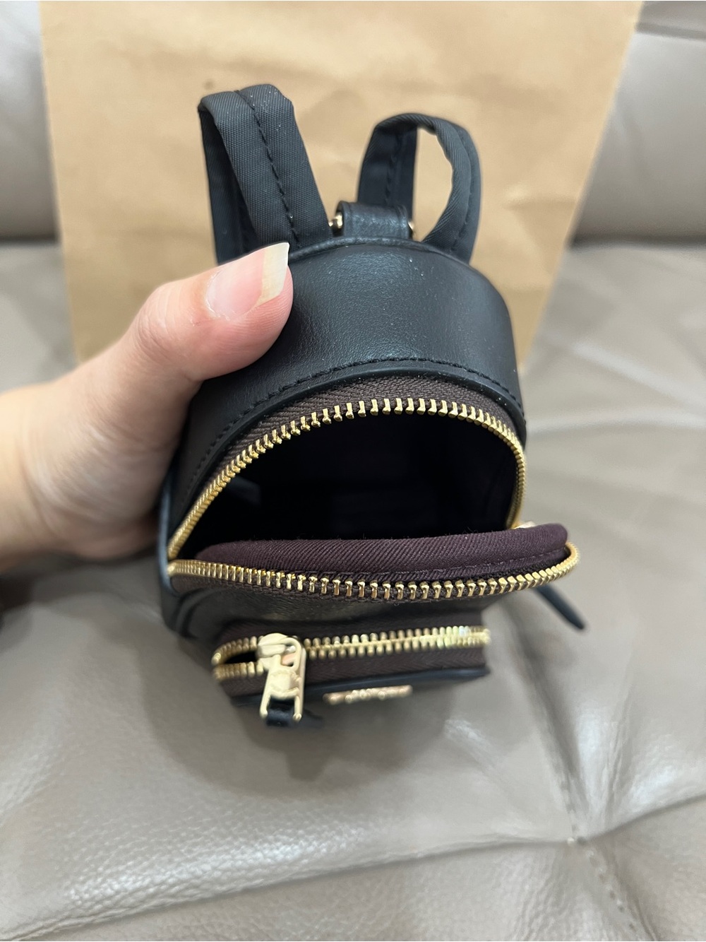 NWT Coach Mini Court Backpack Bag Charm - Picture 5 of 6